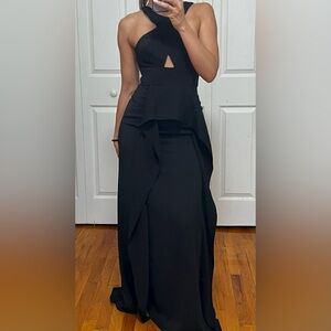 Elegant Black Evening Gown